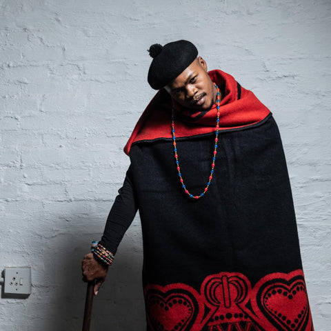 Lerato la Basotho | Black/Scarlet