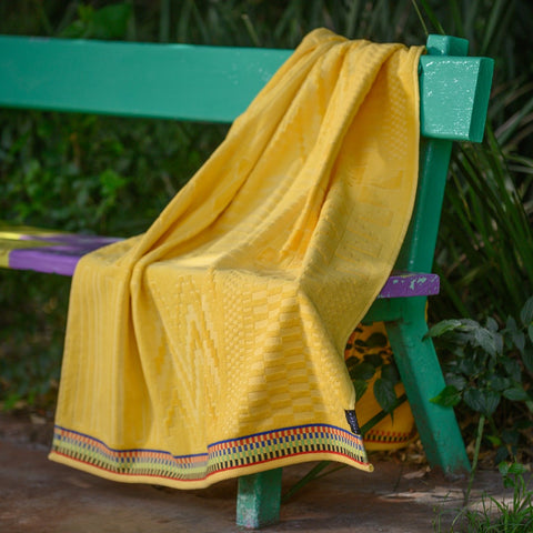 Beach Towel - Ghana | Aspen/Yellow