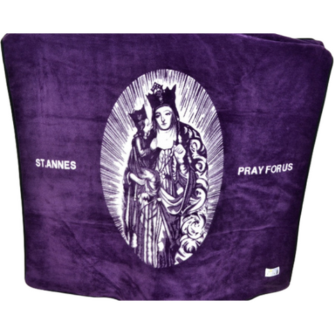 Church Blanket - St Anne | Grape/Natural