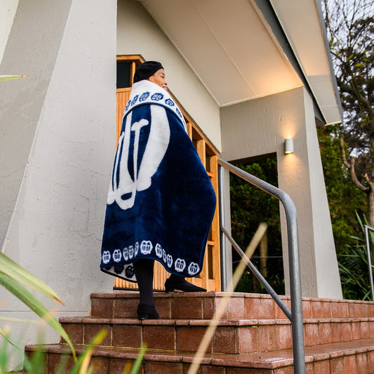 Church Blanket - Anglican Mothers Union | Navy/natural