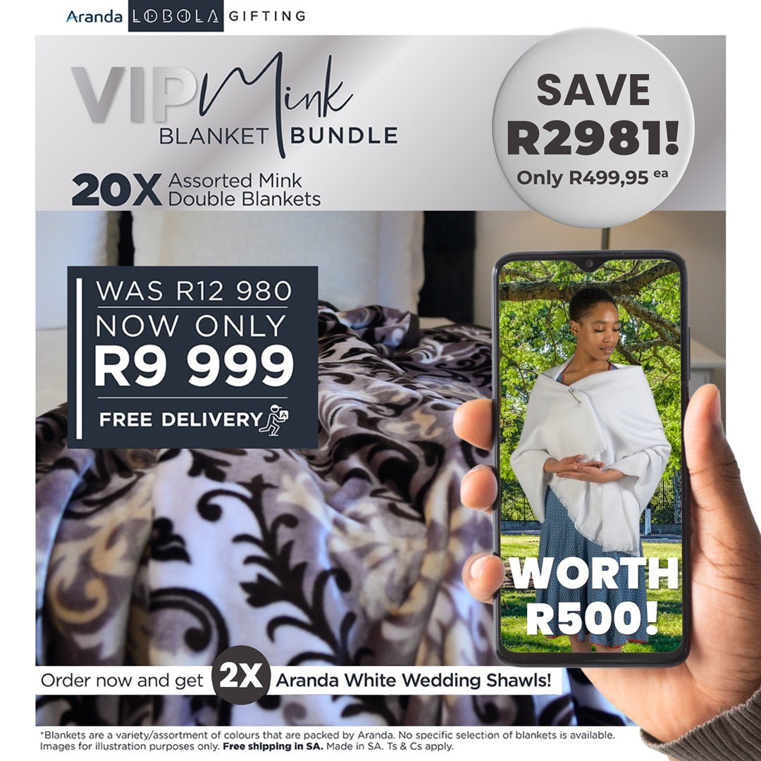 Lobola VIP 20 Bundle | Assorted Double/Queen Patterned Design