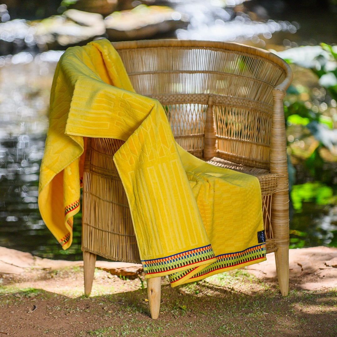 Beach Towel - Ghana | Aspen/Yellow