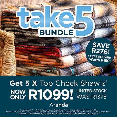 Take 5 Bundle - TopCheck Shawls Assorted