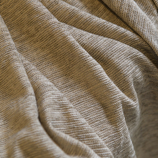 Chenille Throw - Plain Cobblestone