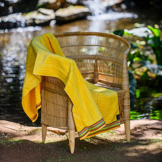 Beach Towel - Ghana | Aspen/Yellow