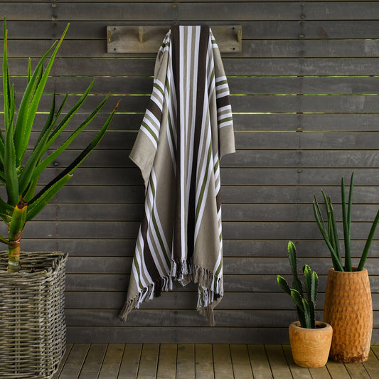 Protea Pin Stripe - Miami | Cobblestone/Hunter