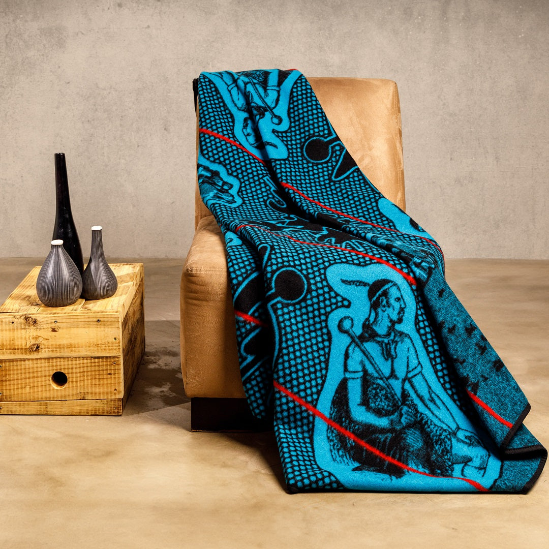 Moshoeshoe | Black/Peacock/Scarlet