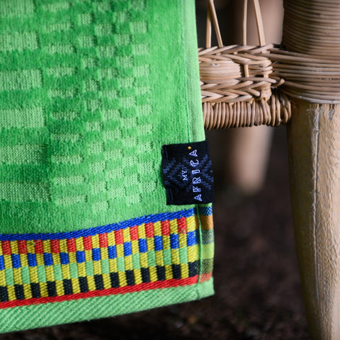 Beach Towel - Ghana | Macaw Green