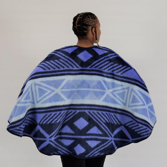 Wearing Cape - Afrocentric | Navy/Electric