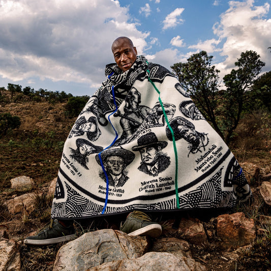 Basotho - Chabana SA Khomo | Black/Nat/Royal/Emerald