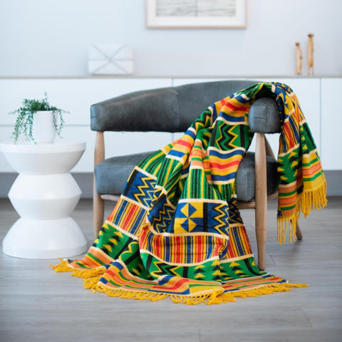 Ghana - Kente | Yellow/Apple