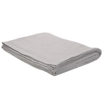 Protea Throw - Thornton | Cobblestone/Oyster Grey